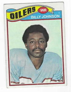 1977 TOPPS BILLY JOHNSON #59 HOUSTON OILERS