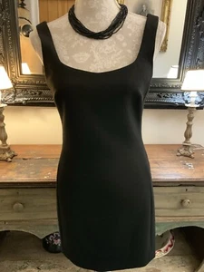 Stunning Armani Exchange Little Black Dress 6 - Picture 1 of 12