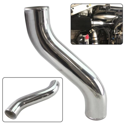 80mm 3.15" Z / S Shape Aluminum Intercooler Intake Pipe Piping Tube Hose Silver - Image 1 of 4