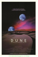 DUNE MOVIE POSTER Original Mint 27x41 Unfolded  1ST ADVANCE STYLE 1984