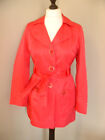 AUTONOMY  Size 8 Bright Pink Fully Lined Coloured Coat / Mac