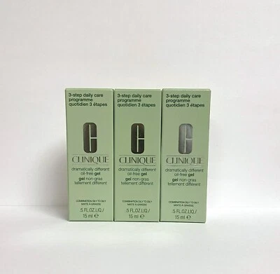 4x Clinique Dramatically Different Moisturizing Gel 0.5oz/15ml Travel Size Boxed - Image 1 of 2