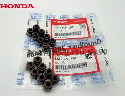 Honda OEM Genuine 16 Valve Stem Seal Set Kit B16 B18 D16 K20 K24 H22 ACURA Foto 1 de 4