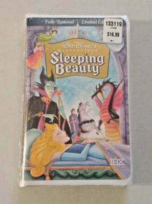 Disney Sleeping Beauty VHS Limited Edition Masterpiece Collection New Sealed '97 - Image 1 of 2