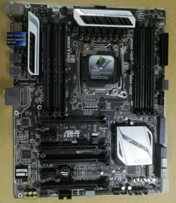 ASUS X99-A Sever Motherboard LGA201-V3 Chipset Intel X99 DDR4With I/O baffle - Image 1 of 3