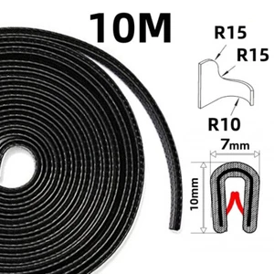 10m Kantenschutz Kantenschutzprofil schwarz Keder Band Klemm Profil Gummi. - Bild 1 von 10