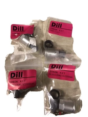 Kit de servicio de vástago de válvula sensor TPMS Dill 1060K para Ford - Juego de 4 Foto 1 de 4