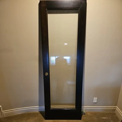 Reed Textured Decorative Glass Stained Door (right hand swing) 28x72 - Image 1 of 4