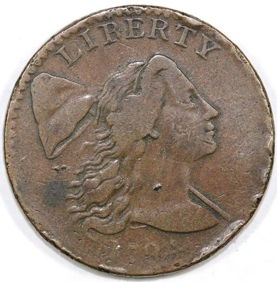 Centavo grande Liberty Cap 1794 1c S-42 Foto 1 de 3