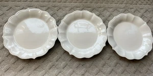 3-Pioneer Woman Paige-Linen White Dinner Plates - Picture 1 of 15