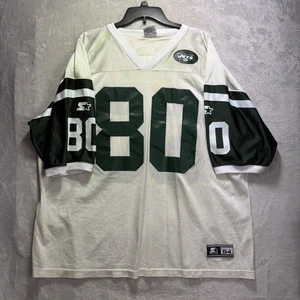 New York Jets Wayne Chrebet #80 Starter Fußball Trikot weiß Größe 2XL - Bild 1 von 6