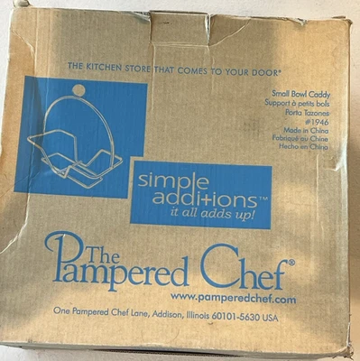 Pampered Chef Bundle: Small bowl Caddy and Petite Bamboo Spoon Set - Image 1 of 3