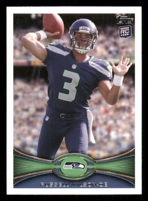 2012 Topps #165A Russell Wilson RC/(crowd in background) - Image 1 of 2
