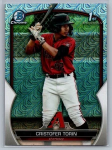 2023 Bowman Chrome #BCP-204 Cristofer Torin Mojo Refractor Arizona Diamondbacks - Picture 1 of 2