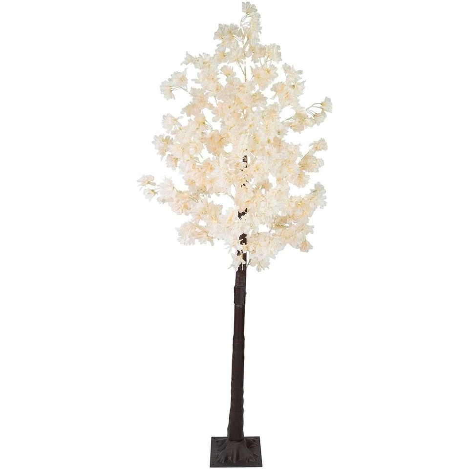 Árbol artificial floral iluminado cálido diodo emisor de luz Northlight 6' Foto 1 de 1