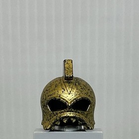 LEGO Minifigure Part Speckle Black Gold Helmet Atlantis Portal Emperor 7978 8078