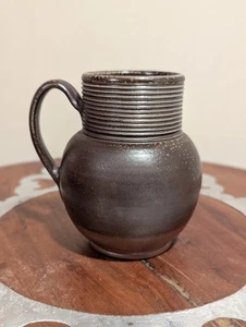 Vintage 1982 Rowe Pottery Works Salt Glazed Stoneware Coffee Mug Uncommon - Picture 1 of 11