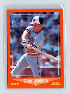 1988 Score GLOSSY Rookies & Traded #70T Brady Anderson RC Baltimore Orioles - Bild 1 von 2
