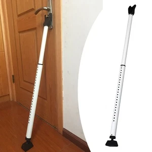 Portable Door Security Bar Adjustable from 74 to 114 cm for Enhanced Safety - Picture 1 of 8