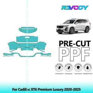 PreCut Paint Protection PPF Kit For Cadillac XT6 Premium Luxury 2020-2025 - Picture 1 of 7