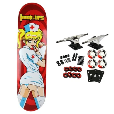 Hook Ups Skateboard Completo Enfermera Ángel 8.25" Foto 1 de 4