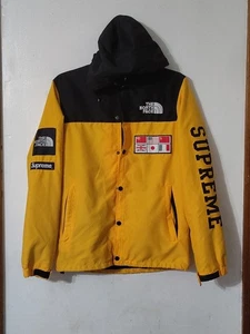 Men's Medium North Face x Supreme Expedition Jacket Yellow, Removable hood - Picture 1 of 9