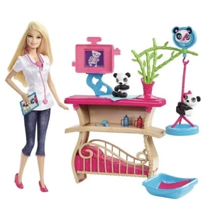 Mattel Barbie Panda Custode Playset con Panda Veterinario CGH89 - Foto 1 di 5