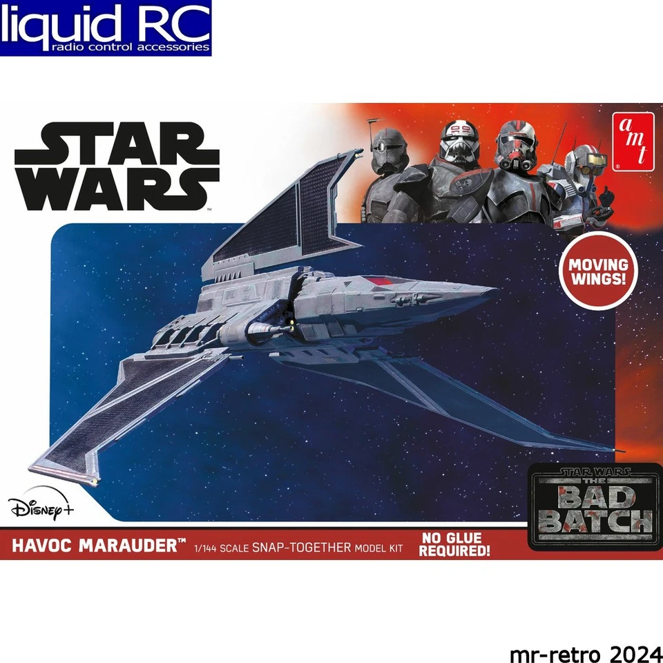 AMT Star Wars The Bad Batch Havoc Marauder 1/144th AMT1348 Plastic Models Space