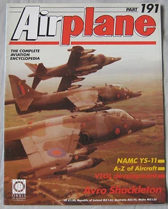 Airplane magazine Issue 191 Avro Shackleton Cutaway drawing & Poster, NAMC YS-11 - Picture 1 of 5