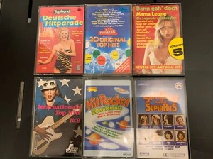6x Pop Schlager MC Tape Kassette Sammlung 70er Sampler - Picture 1 of 5
