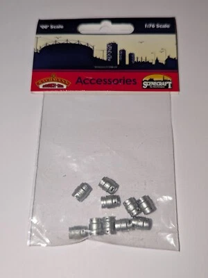 OO Gauge Bachmann 44-520 Metal Beer Kegs (10 in packet) - Image 1 of 3