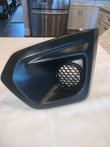 Subaru Impreza 2008-2014 Black Front Bumper Fog Light Cover Grill Left Side - Picture 1 of 4