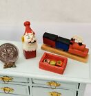 VTG Wood Train Jack in Box Toy Block Dollhouse Miniature 1:12 Nursery Child Room