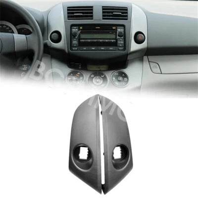 Repuesto de cubierta de panel de instrumentos central para tablero de auto apto para Toyota Rav4 2006-2012 Foto 1 de 4