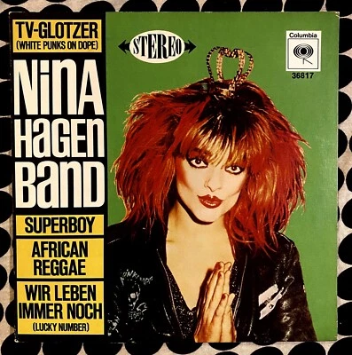 NINA HAGEN BAND - DEMO NOT FOR SALE WITH PRESS KIT- COLUMBIA RECORDS 3C 36817 Foto 1 de 4