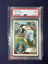 1983 TOPPS BASEBALL #482 TONY GWYNN RC PSA 9 ROOKIE MINT