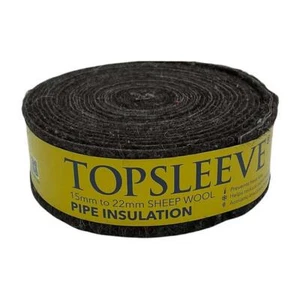 15mm to 22mm Pipe Insulation Lagging Sheep Wool Eco 7.2m - Picture 1 of 3