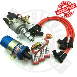 Reliant Rialto elektronischer 45D-Verteiler, rote HTs, blaue Spule, AC12C-Stecker, R-Rotor - Bild 1 von 11