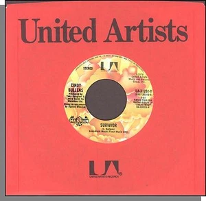 Cindy Bullens - Survivor + Finally Rockin' - 1978 7" 45 RPM Single! - Imagen 1 de 3