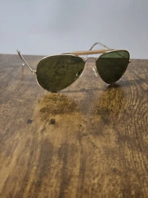 ВИНТАЖНЫЙ ЗОЛОТОЙ ЗАПОЛНЕННЫЙ ПИЛОТ СОЛНЦЕЗАЩИТНЫЕ ОЧКИ BAUSCH И LOMB BL ЛИНЗЫ СДЕЛАНО ФРАНЦИИ #508 - Изображение 1 из 4