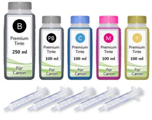650ml NACHFÜLL TINTE für CANON PIXMA IP8750 MG6350 MG7150 IX6850 MG565 - Bild 1 von 5