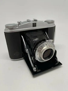 Película AGFA Solette II 120 6x6 cámara con lente solinar 3,5/75 con estuche de cuero - Imagen 1 de 11