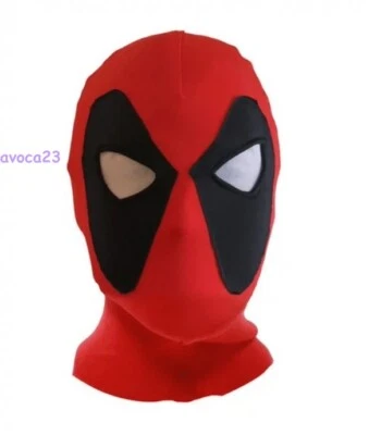 Deadpool Mask Cosplay Costume Full Face Hood Superhero X-men Props Cos Halloween - Image 1 of 2