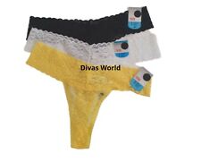 Primark Ladies 3PK Thong G string Brief Womens Underwear Knicker Underpants  Net