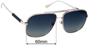 Lentes de repuesto para gafas de sol SFx para Tom Ford Jude TF669 - 60 mm de ancho - Imagen 1 de 26