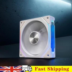 120mm Case Fan Infinite Mirror Effect 5V 3Pin ARGB 4Pin PWM Fan(White Forward) - Afbeelding 1 van 11