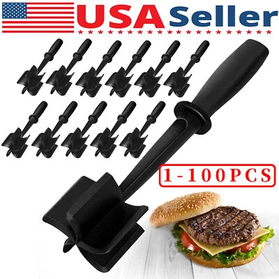 Meat Hamburger Chopper Heat Resistant Utensil Ground Beef Potato Masher Spatula - Image 1 of 4