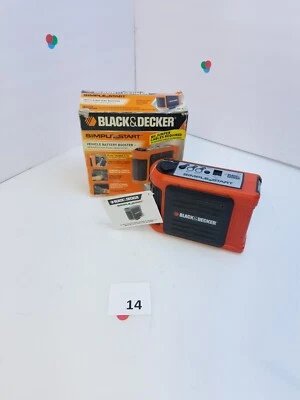 12V. Black & Decker Simple Start Vehicle Battery Booster BB7B NO CHARGER - Image 1 of 4