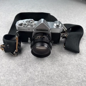 Konica Autoreflex A analoge Spiegelreflexkamera mit Hexanon AR 57mm F1.4 Objektiv - Bild 1 von 7
