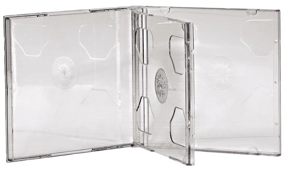 HAMA - Standard CD Double Jewel Cases Transparent 5 Pack - Image 1 of 1